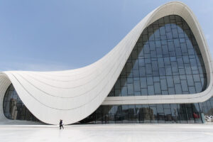beautiful building Heydar Aliyev Center