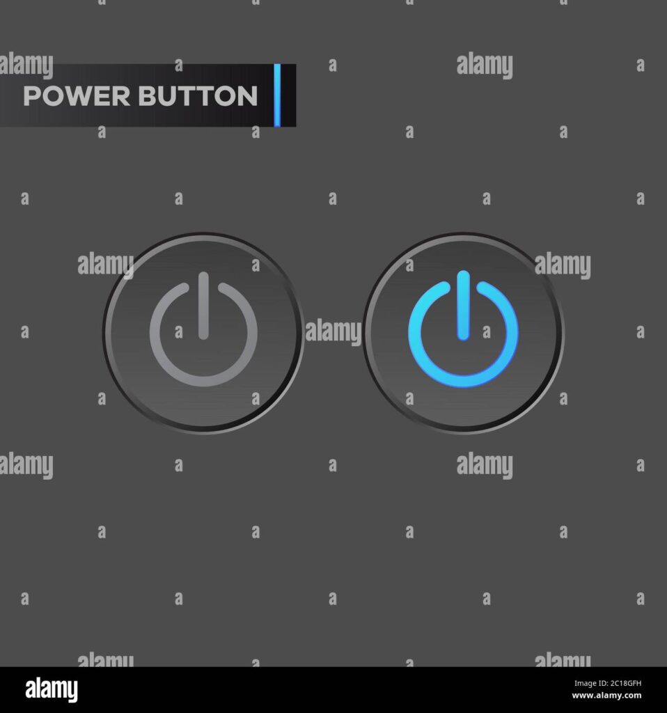 power-button-icon-with-a-blue-neon-effect-illuminate-back-light-switch-on-and-off-button-with-light-indicator-for-computer-applications-in-dark-theme