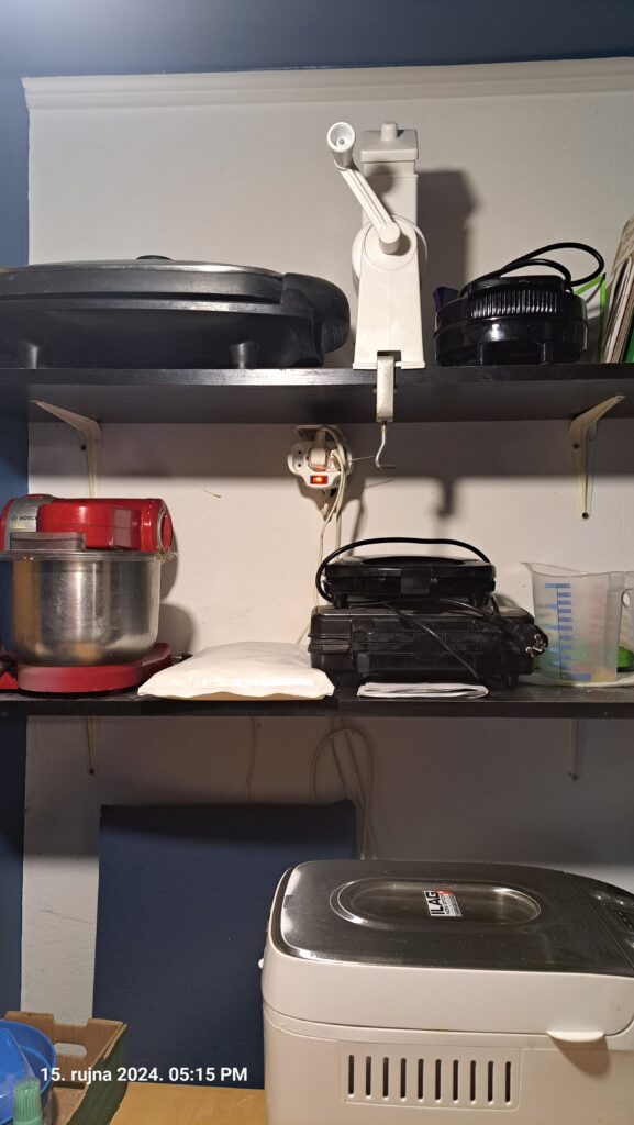 household-appliances-on-the-kitchen-shelves