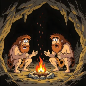 two-cavemens